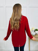 City Lights Button Down In Burgundy