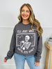 Teacher Wait Until It's Quiet Graphic Crewneck Sweatshirt