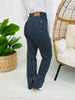 Judy Blue Earn Your Stripes Straight Leg Tummy Control Jeans in Reg/Curvy