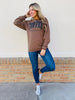 REG/CURVY Coffee Weather Graphic Crewneck