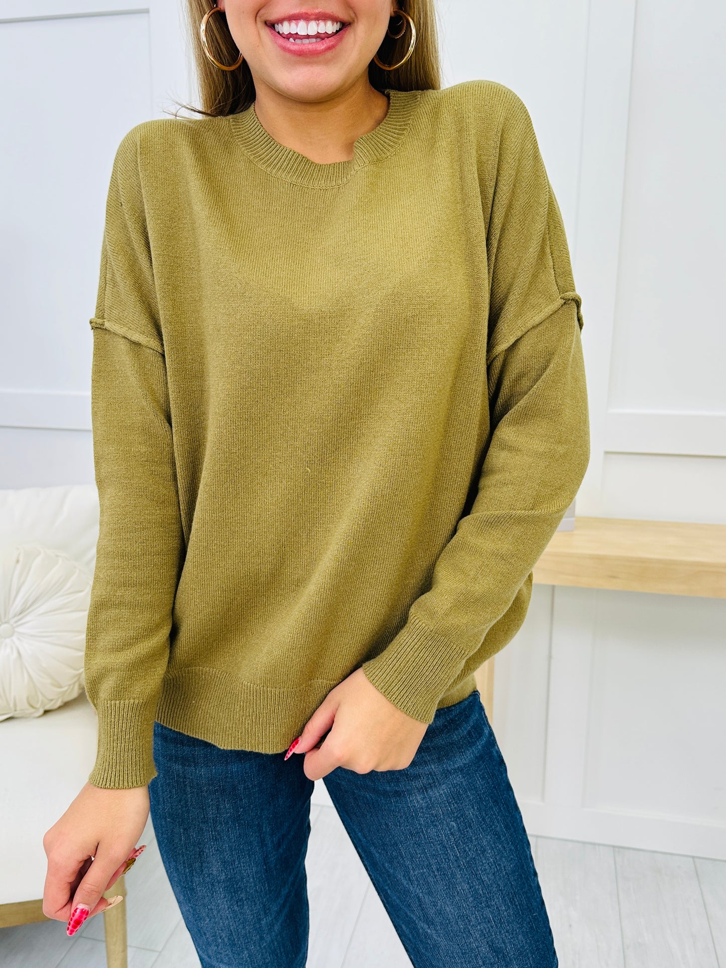 Cider Sipping Sweater- Multiple Colors!