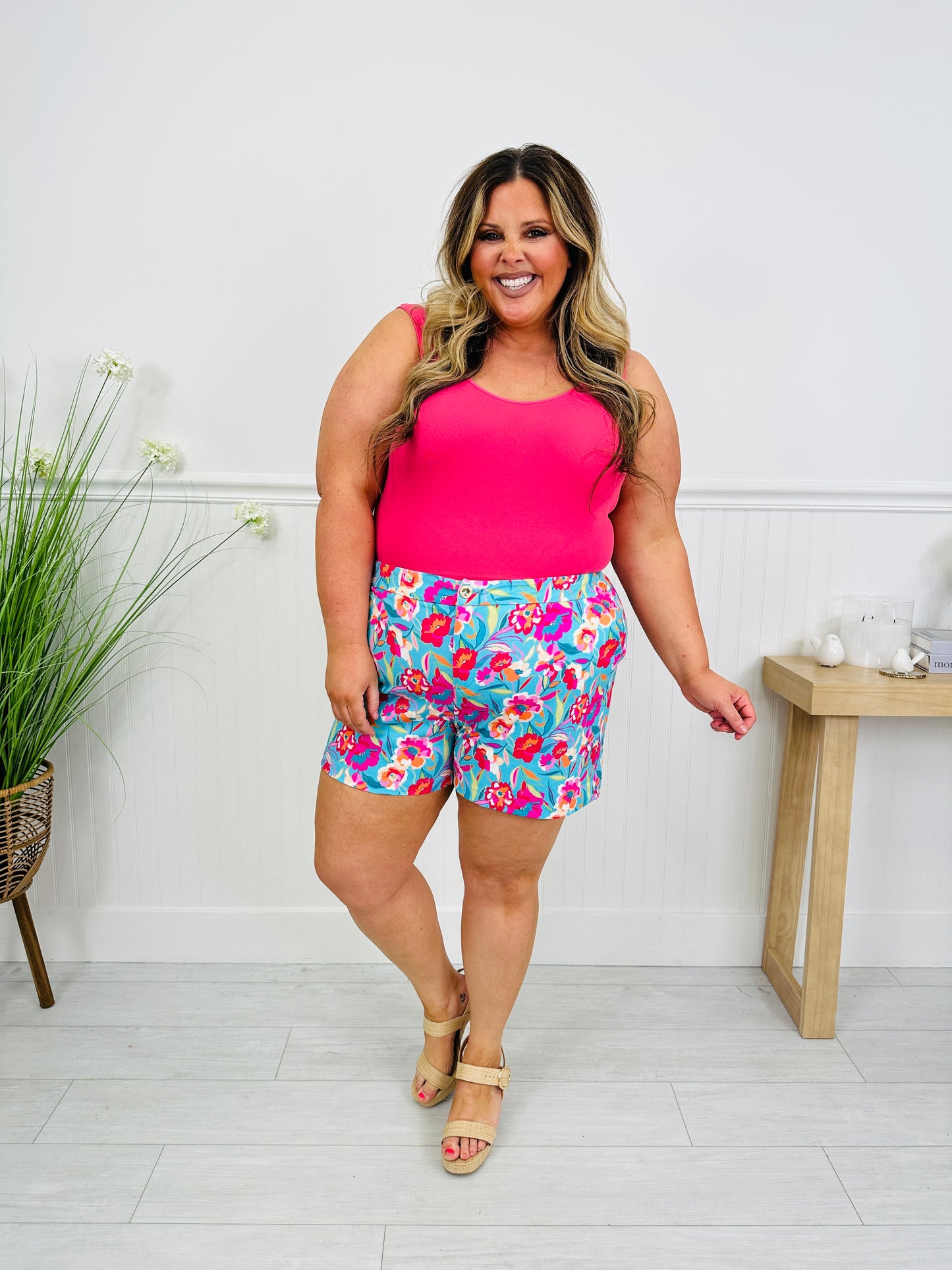 Sweet Summertime Shorts in Naples Print