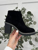 Midnight Zip Booties In Black
