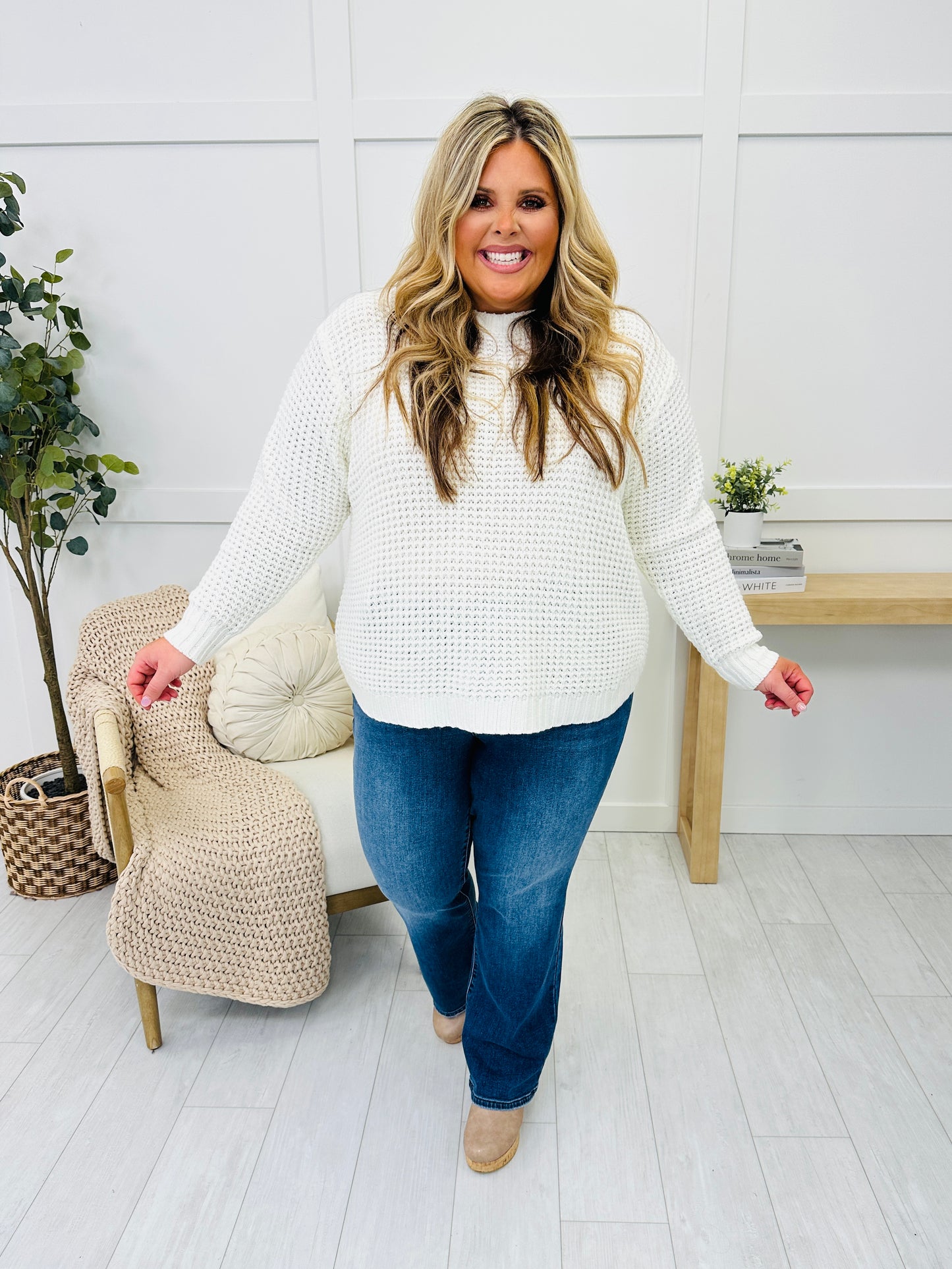 Judy Blue Wrapped in Love Thermal Bootcut Jeans in Reg/Curvy