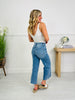 Easy Everyday Cropped Palazzo Tummy Control Jeans