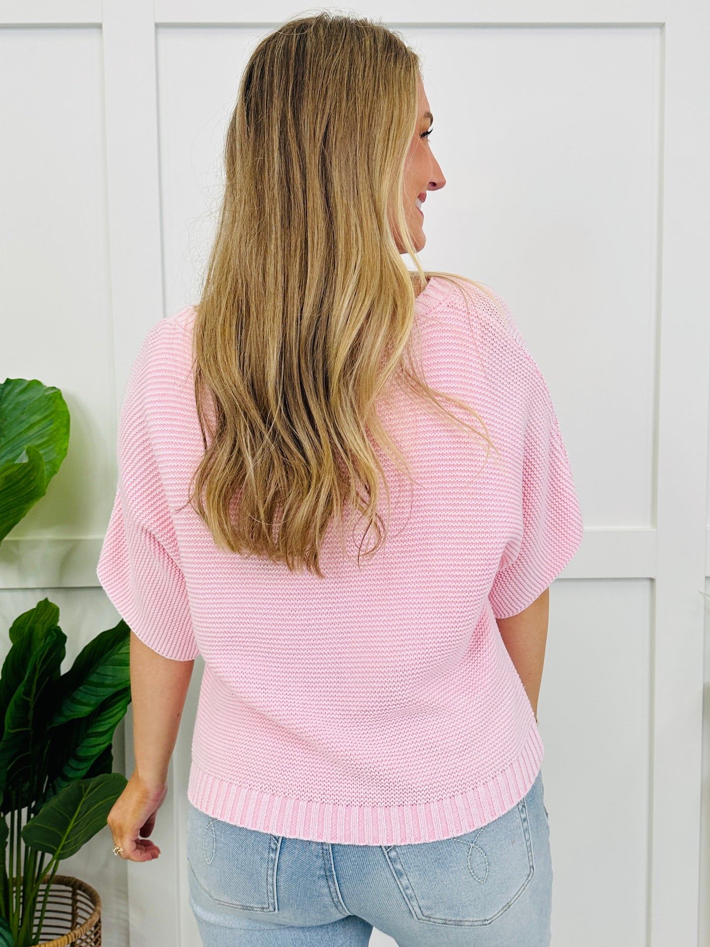 After Hours Knit Top In Washed Rose