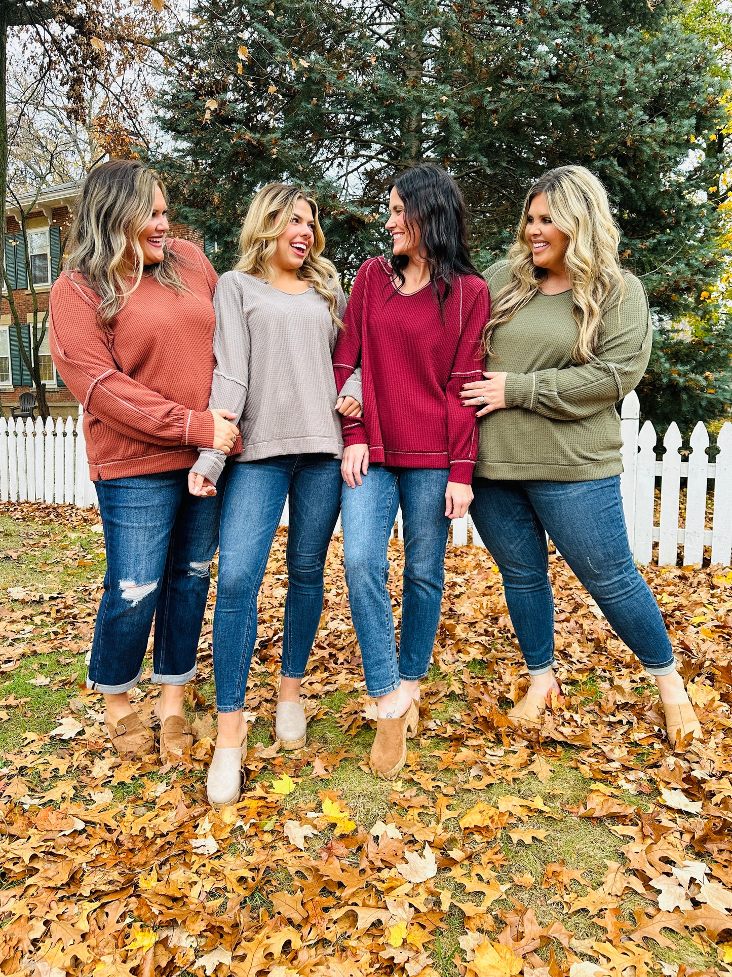 REG/CURVY Falling for Comfort Pullover- Multiple Colors!