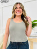 RESTOCK! REG/CURVY Reversible Ribbed Seamless Shapewear Tank Top- Multiple Colors!