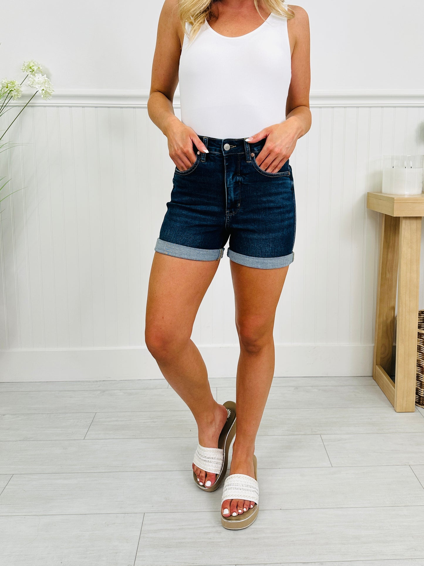 Judy Blue Control The Cool Tummy Control and Cooling Shorts