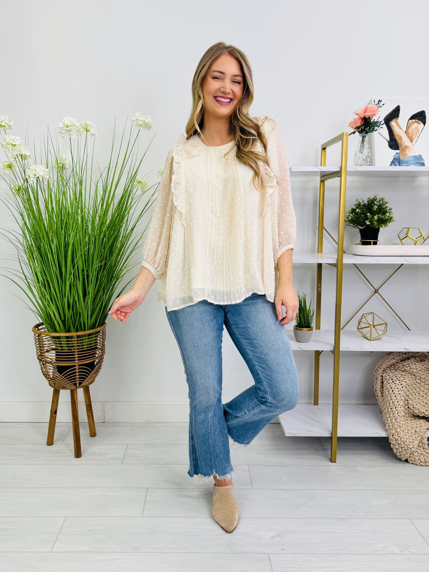 Flirty Frills Top in Multiple Colors
