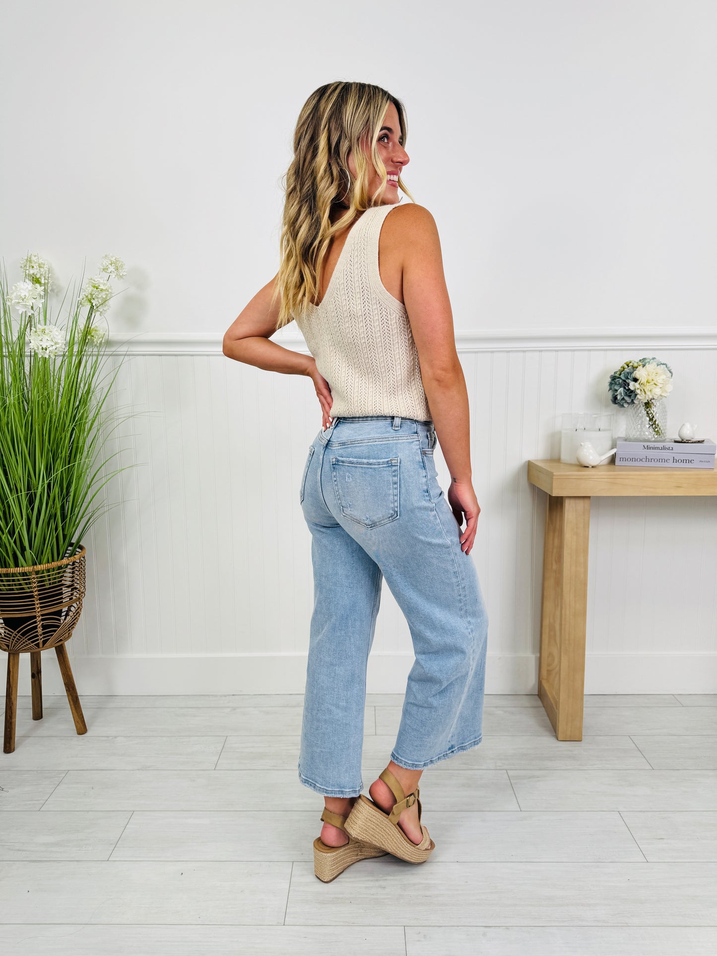 The Perfect Pick Cropped Wide Leg Jeans in Multiple Inseams