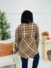 Plaid Pursuit Pullover in Chocolate