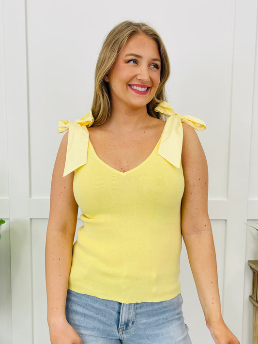 When We Shine Tank Top In Yellow