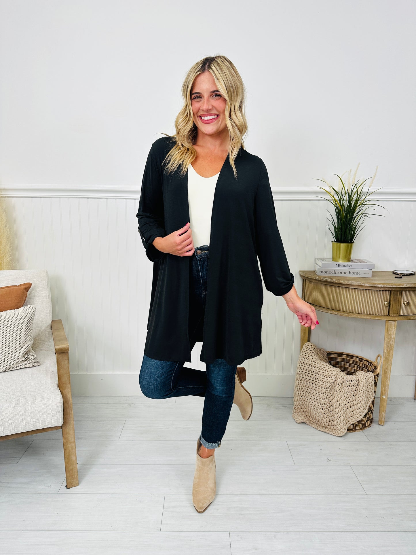 Fall Into Style Wrinkle Free Cardigan- Multiple Colors!