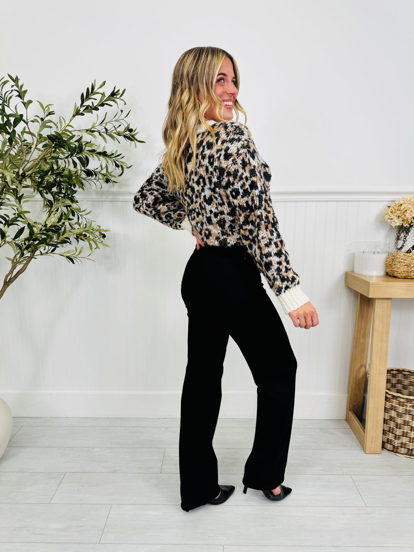 Judy Blue Black In Business Tummy Control Straight Jeans