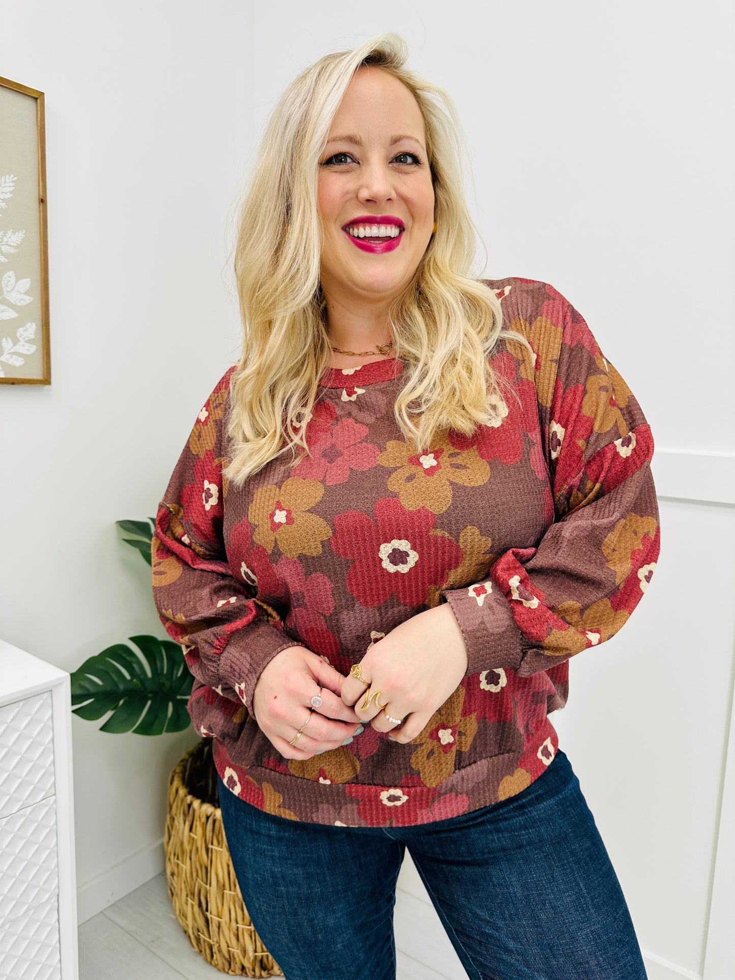 REG/CURVY Harvest Petals Pullover