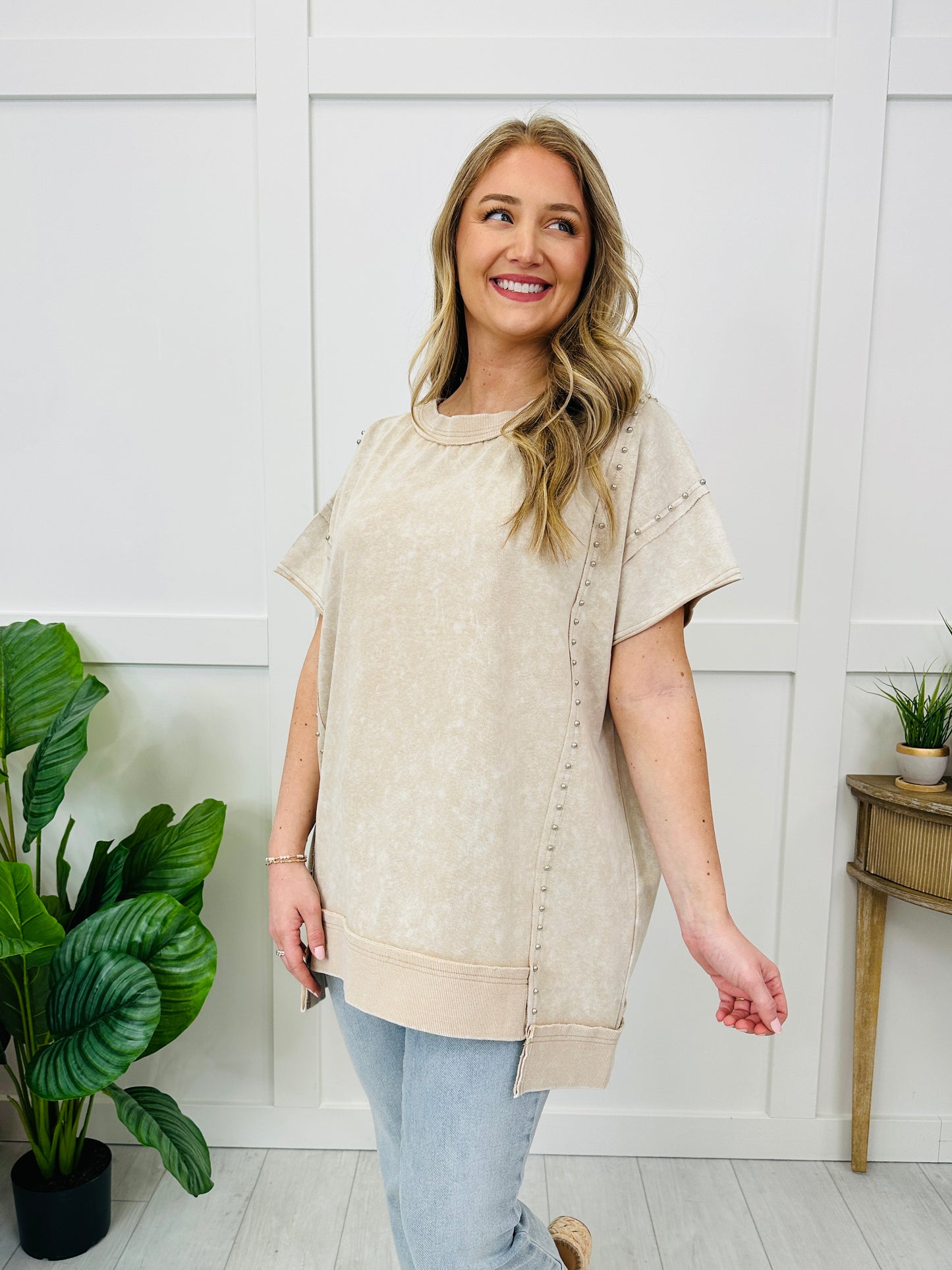 Sunwashed Mood Top In Stone