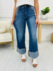 Judy Blue Just Roll With It Wide Leg Jeans