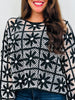 Bold Blooms Sweater