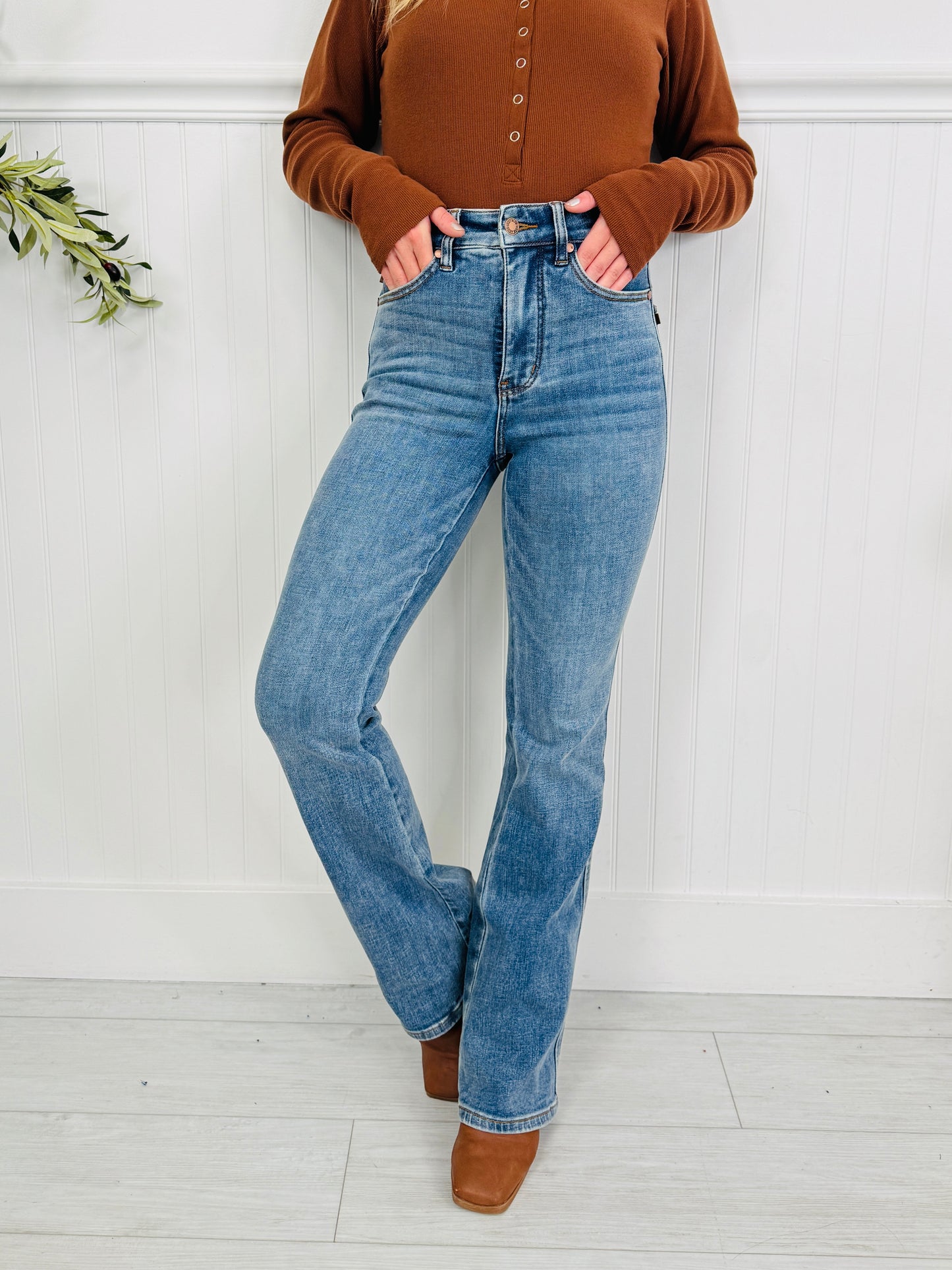 Judy Blue Tried & True Tummy Control Bootcut Jeans In Multiple Inseams
