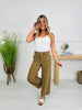 Judy Blue Khaki Crush Ankle Wide Jeans