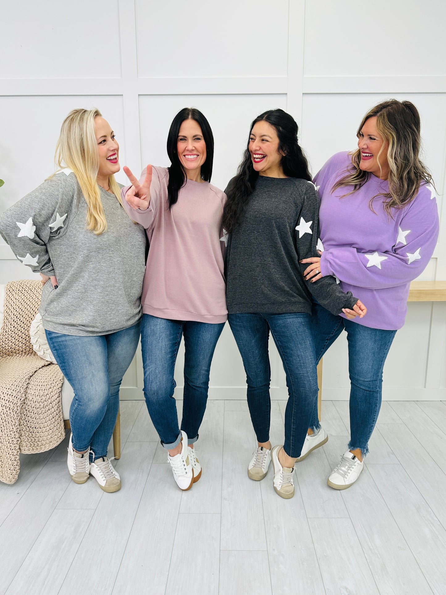 REG/CURVY Starry Embrace Sweater- Multiple Colors!