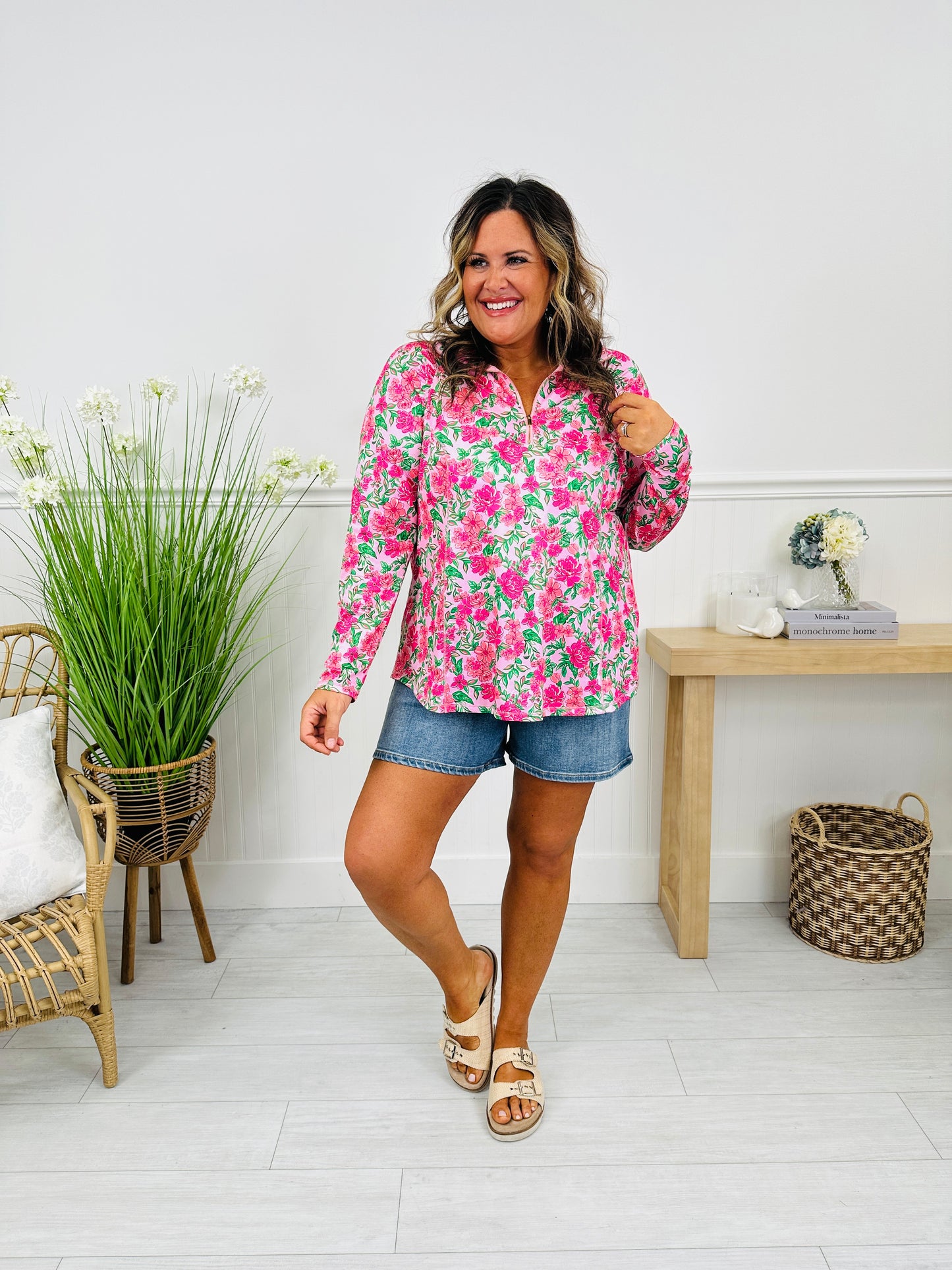 Where Spring Begins Top in Maui Print