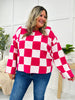 REG/CURVY Come Check This MOCO Exclusive Design Checkered Sweater- Multiple Colors!