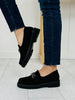 Two Way Street Loafers In Black Suede