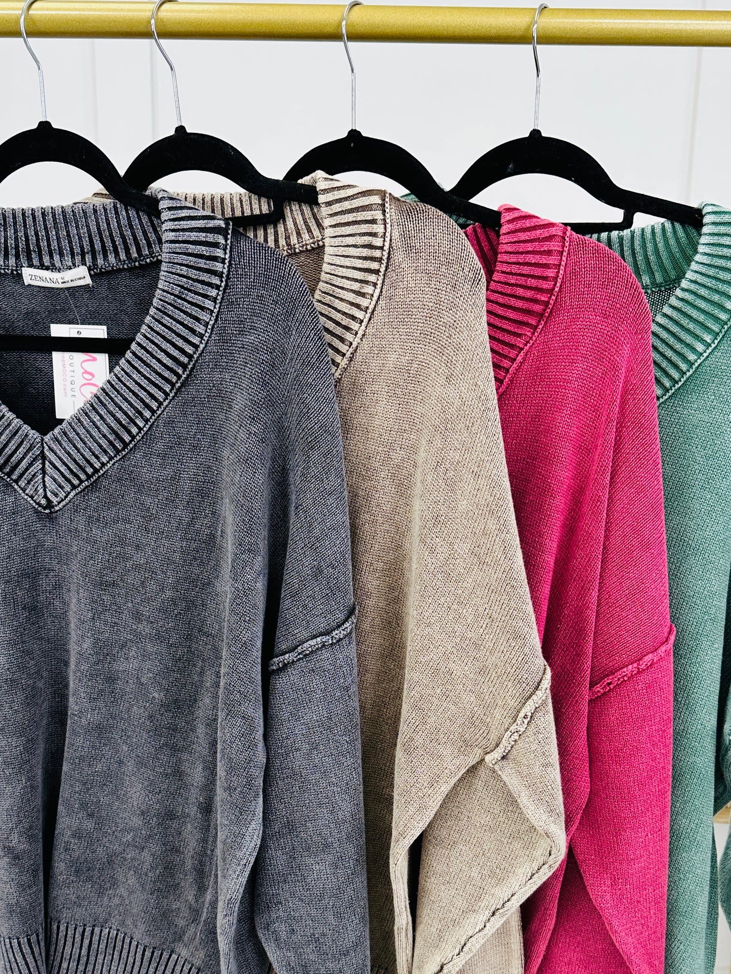 Fade Into You Sweater In Multiple Colors