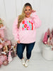 Holly Jolly Teacher Graphic Crewneck Sweatshirt
