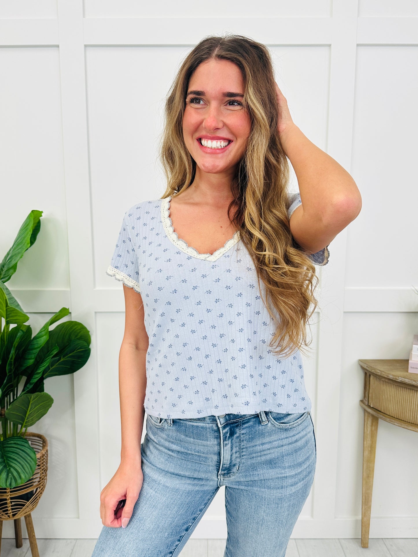The Soft Contrast Top In Multiple Colors