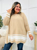 Evening Elegance Sweater In Oatmeal