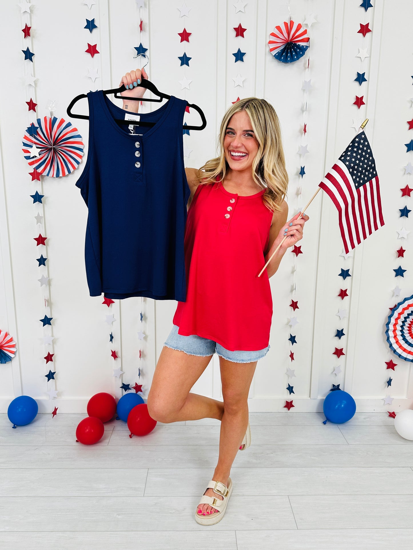 Freedom Flow Tank Top In Multiple Colors