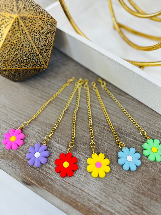 Restock! Daisy Tumbler Charm- Multiple Colors!