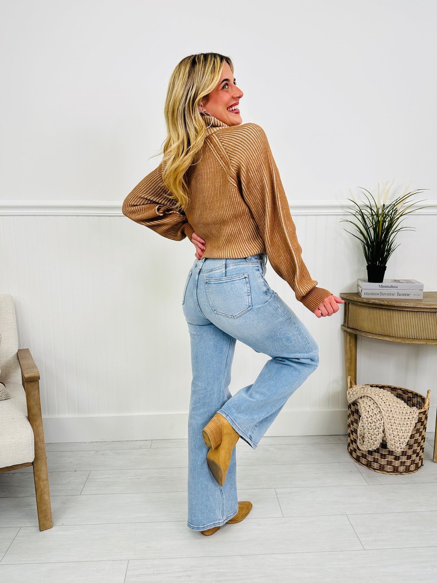 Your Best Side Wide Leg Tummy Control Jeans in Multiple Inseams