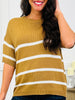 On The Line Top In Camel