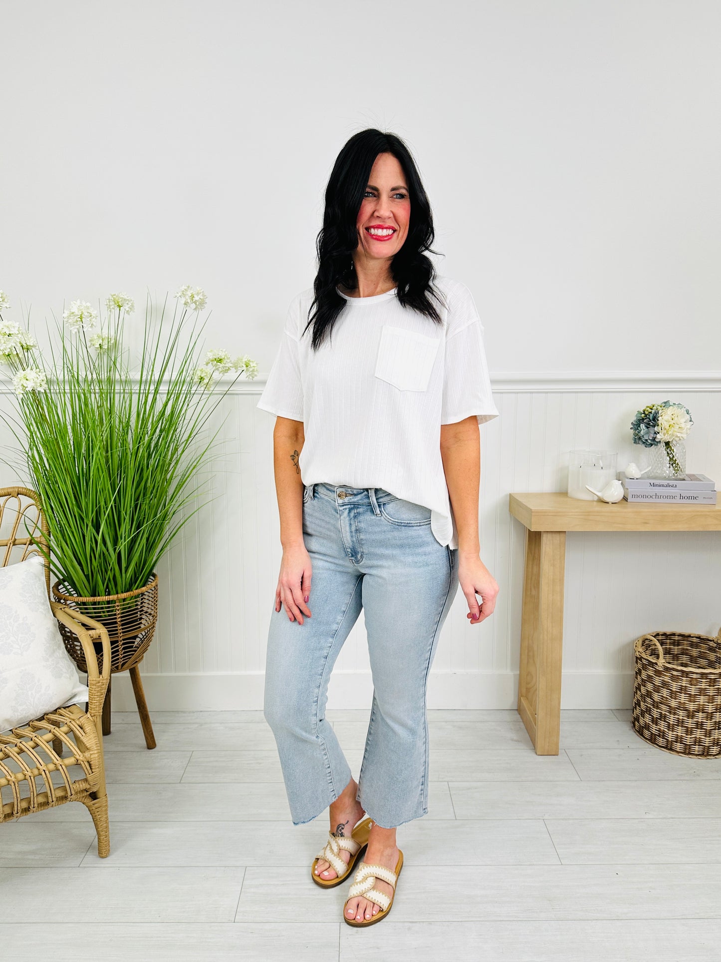 Judy Blue Spring Shift Kick Flares