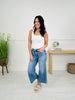 Easy Everyday Cropped Palazzo Tummy Control Jeans