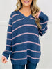 Lined With Love Sweater in Denim