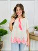 Sunkissed Stitches Top In Off White