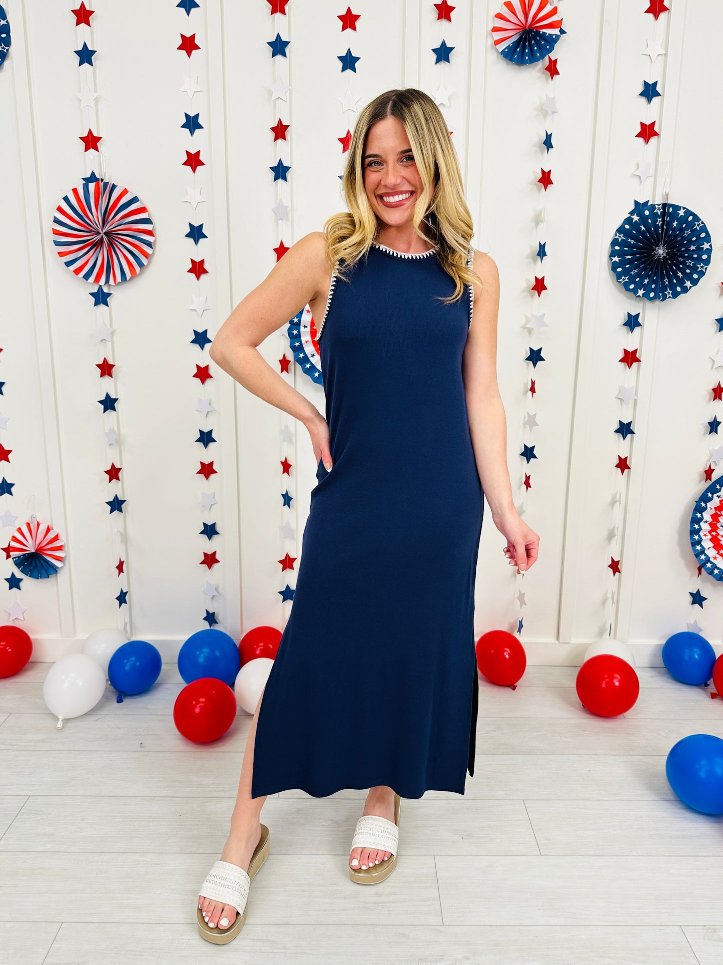 Fireworks and Freedom Midi Dress
