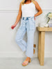 Current Crush Cropped Wide Leg Tummy Control Jeans