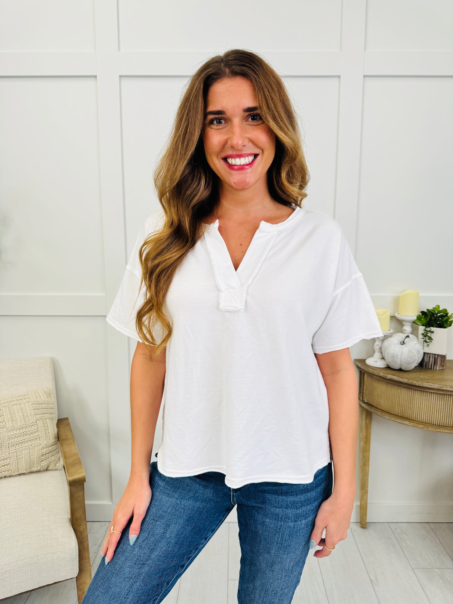 Coffee Run Top In Multiple Colors