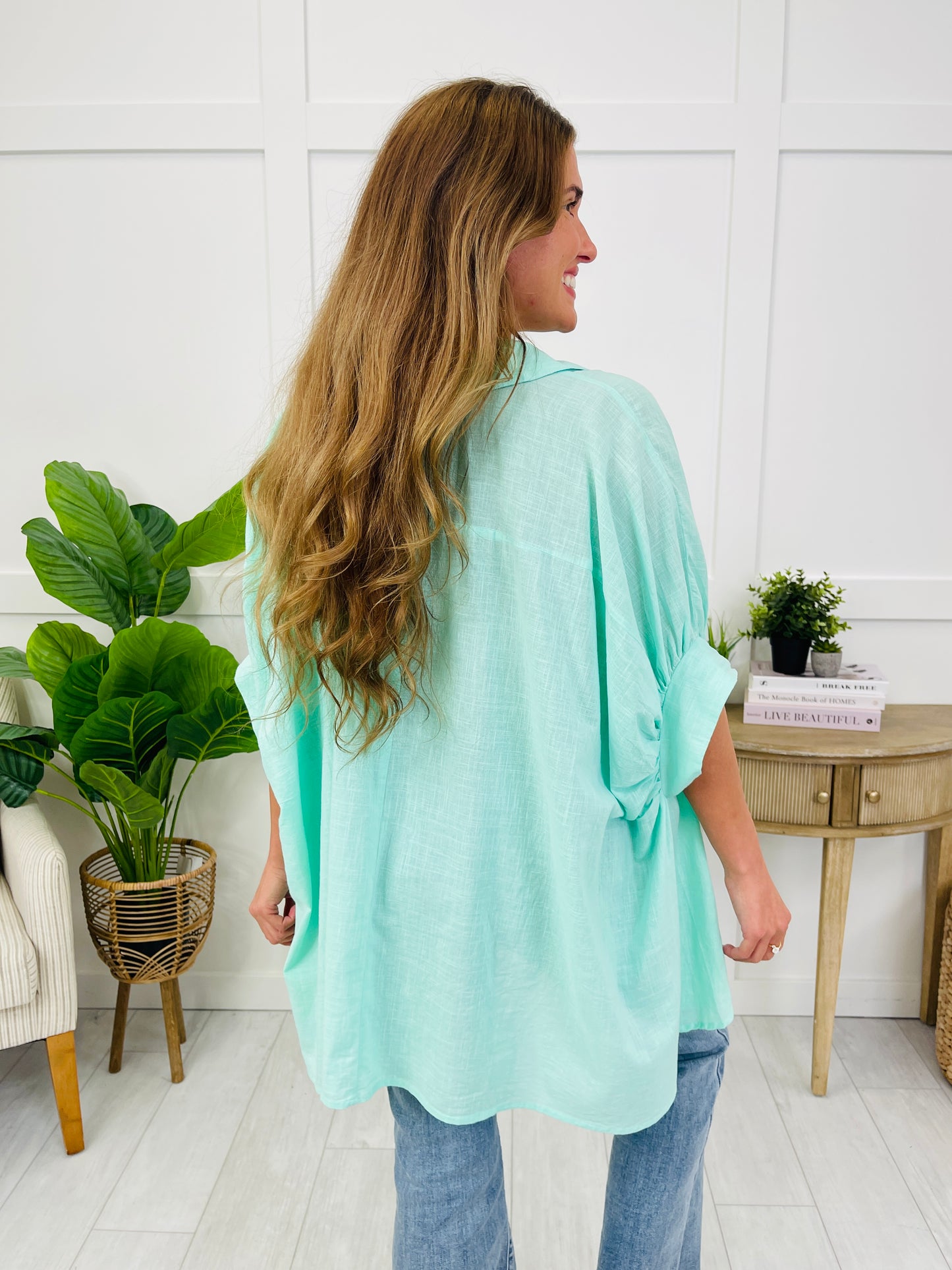 Let It Be Easy Top In Mint