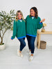 Stripe Story Pullover In Green
