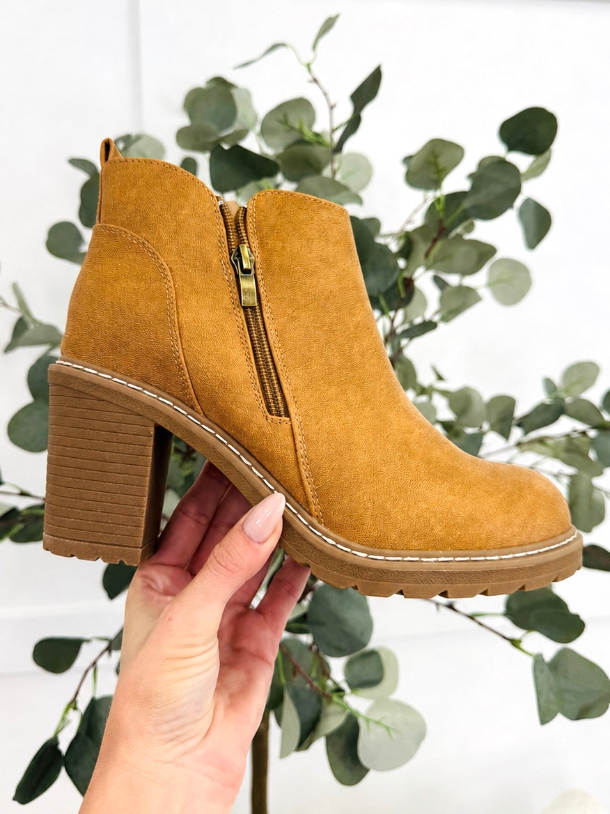 Midnight Avenue Bootie In Camel