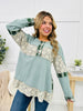 Carefree Charm Top In Teal