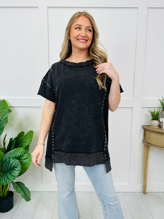 Sunwashed Mood Top In Black