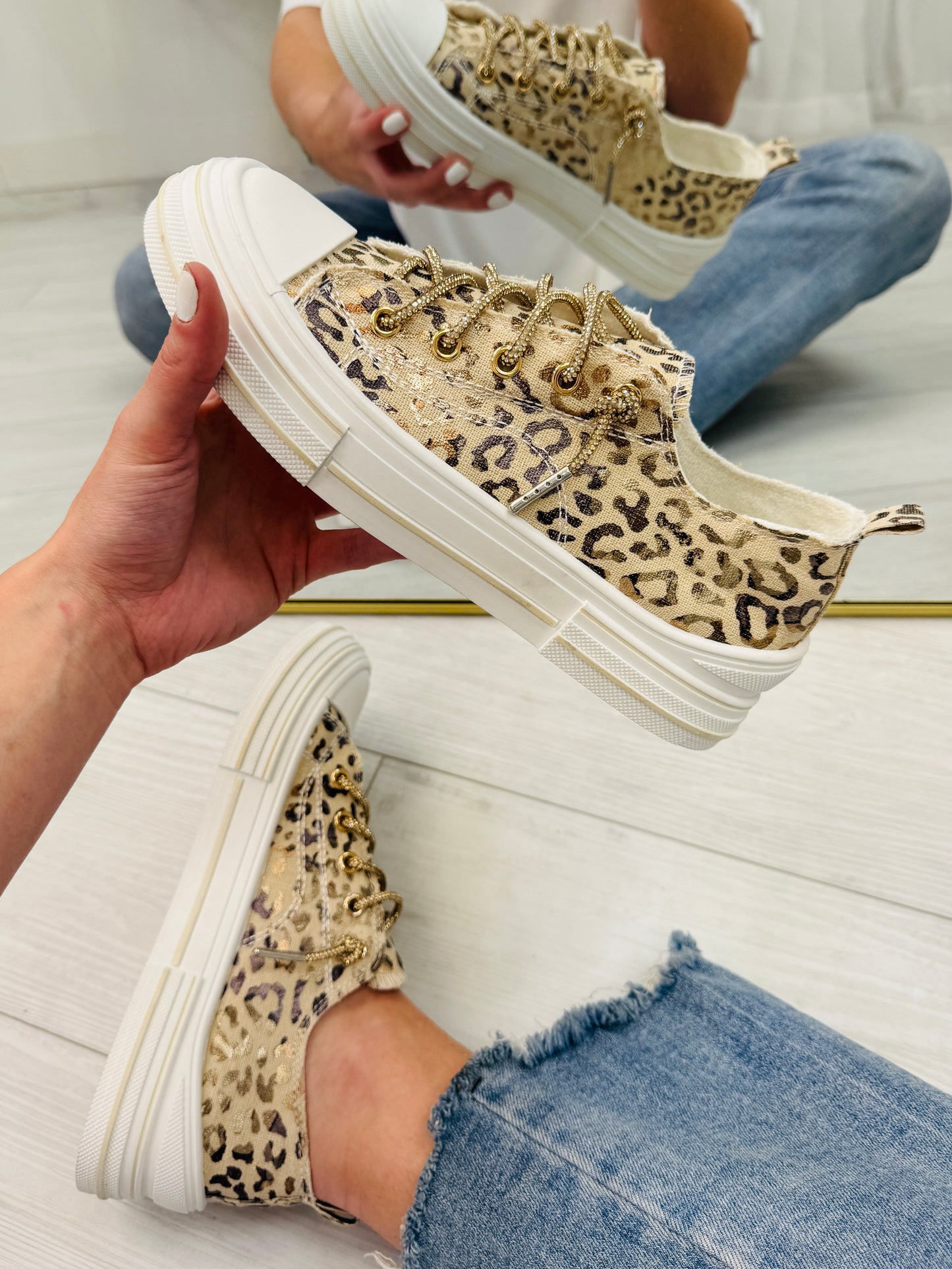 Spot On Leopard Sneakers